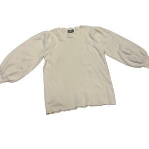 BELLE Blouse/Sweeters Women's White Size XL